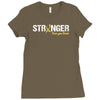 Stronger Than You Think Ladies Fitted T-Shirt