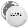 llame Pin-back button