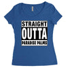 straight outta paradise palms Women's Triblend Scoop T-shirt