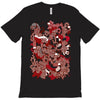 rood en wit T-Shirt