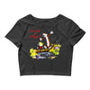 calvin hobbes Crop Top