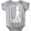 lmao laughing Baby Onesie