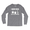 i brew beer what's your superpower Long Sleeve Shirts