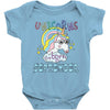 unicorns are born in september cute unicorn Baby Bodysuit