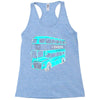 london double decker bus Racerback Tank