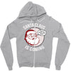 santa claus is coming Zipper Hoodie