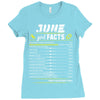June Girl Facts Cancer Ladies Fitted T-Shirt