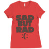 sad but rad girls Ladies Fitted T-Shirt