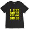 i like girls who like girls V-Neck Tee