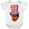 eye of the tiger man Baby Onesie