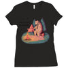Let's Go Camping Ladies Fitted T-Shirt