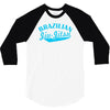 brazilian jiu jitsu  mma boxen fight 3/4 Sleeve Shirt