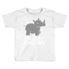 chubby unicorn rhino Toddler T-shirt