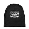 I Love Someone with Lung Cancer to The Moon and Back to Infinity Baby Beanies