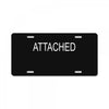attached License Plate