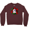christmas wreath bluebie bust by bluekazenate Crewneck Sweatshirt