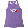 mass effect n7 logo Racerback Tank