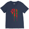 black power V-Neck Tee