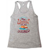 i'm booked Racerback Tank