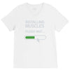 installing muscles please wait V-Neck Tee