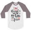 Tough She Be But Little She Is Fierce 3/4 Sleeve Shirt