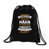 Super Cool Nana Of A Freaking Awesome Granddaughter Drawstring Bags