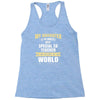 my daughter is the world's best special ed teacher. cool gift for mom Racerback Tank