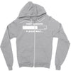 fart loading please wait rude gross jackass bloke beer buck night Zipper Hoodie