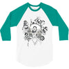 back to modern times 3/4 Sleeve Shirt