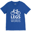 legs speak louder than words bicycle cycling V-Neck Tee