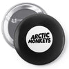 am circle Pin-back button
