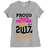 Class of 2017 Proud GrandMother Graduation Ladies Fitted T-Shirt
