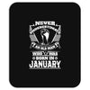 Never Underestimate Old Man Who Was Born January Mousepad