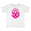 end breast cancer   39 warriors Toddler T-shirt
