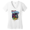 attack of the momonsters Women's V-Neck T-Shirt