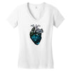 nature heart Women's V-Neck T-Shirt