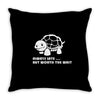 always late worth wait funny turtle tee Throw Pillow