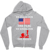 We Stand For The Flag We Kneel For The Fallen Zipper Hoodie