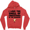 smell of christmas in the morning Zipper Hoodie