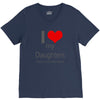 i love my daughters V-Neck Tee