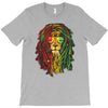 new! men's rasta vibe lion T-Shirt