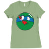who watches the pizza Ladies Fitted T-Shirt