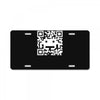 space alien qr code License Plate