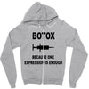 botox expression Zipper Hoodie
