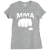 fighting mixed martial arts fist Ladies Fitted T-Shirt