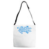 bargain paradise garage sign Adjustable Strap Totes