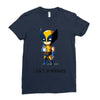 i don't do mornings Ladies Fitted T-Shirt