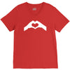 love hands V-Neck Tee
