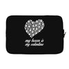 my boxer is my valentine Laptop sleeve