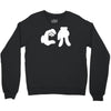 ca cartoon hands Crewneck Sweatshirt